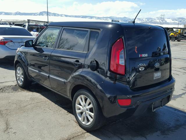 KNDJT2A68C7366505 - 2012 KIA SOUL + BLACK photo 3