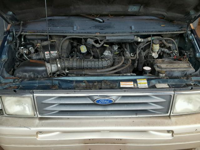 1FMDA41X0TZB99726 - 1996 FORD AEROSTAR BLUE photo 7