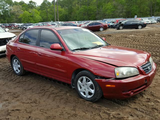 KMHDN46DX6U287607 - 2006 HYUNDAI ELANTRA GL MAROON photo 1