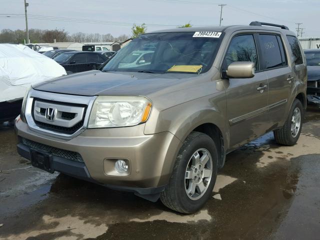 5FNYF38839B023543 - 2009 HONDA PILOT TOUR GOLD photo 2