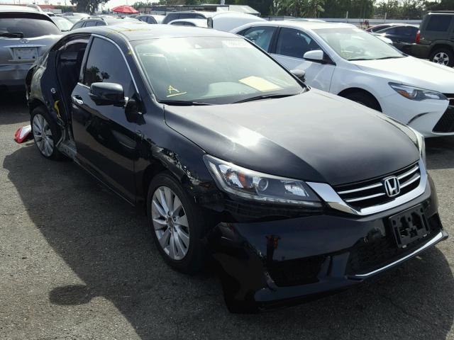 1HGCR3F89FA016204 - 2015 HONDA ACCORD EXL BLACK photo 1