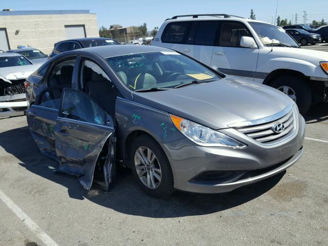 5NPEB4AC3EH942893 - 2014 HYUNDAI SONATA GLS GRAY photo 1