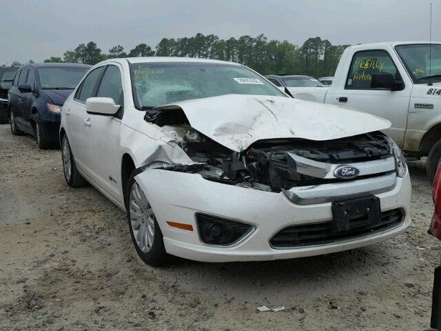 3FADP0L36AR406679 - 2010 FORD FUSION HYB WHITE photo 1