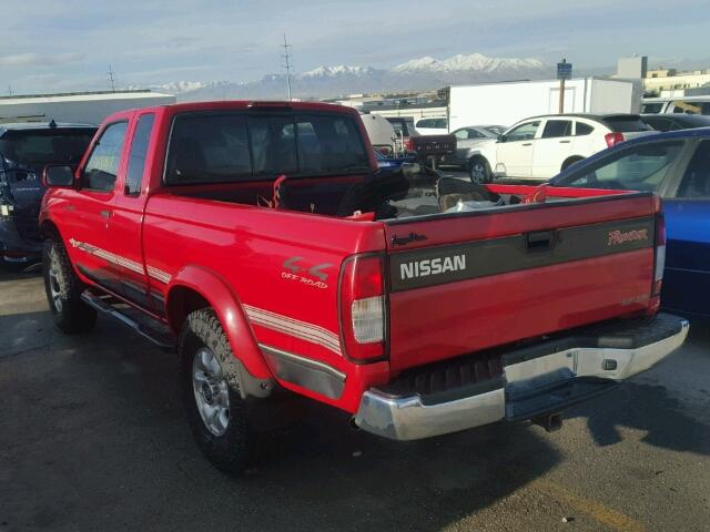 1N6ED26Y5XC304983 - 1999 NISSAN FRONTIER K RED photo 3