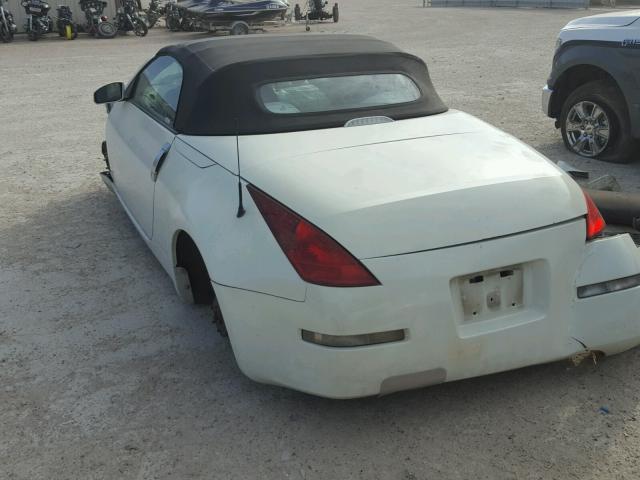 JN1AZ36A64T002919 - 2004 NISSAN 350Z ROADS WHITE photo 3