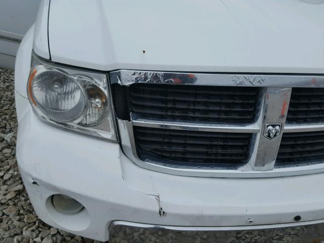 1D8HB58248F127506 - 2008 DODGE DURANGO LI WHITE photo 9