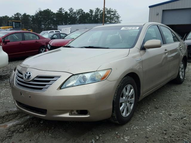 4T1BB46K97U016652 - 2007 TOYOTA CAMRY NEW GOLD photo 2