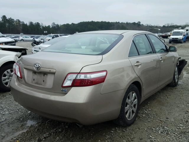 4T1BB46K97U016652 - 2007 TOYOTA CAMRY NEW GOLD photo 4