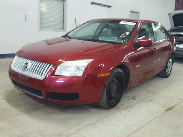 3MEHM07Z77R658502 - 2007 MERCURY MILAN MAROON photo 2