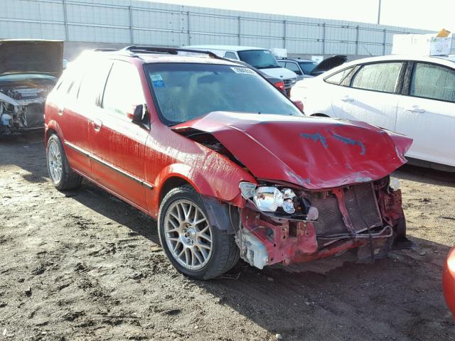 JM1BJ245X21490905 - 2002 MAZDA PROTEGE PR RED photo 1