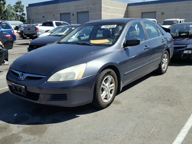 1HGCM56856A159256 - 2006 HONDA ACCORD EX GRAY photo 2