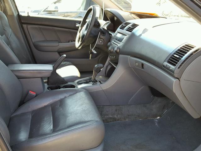 1HGCM56856A159256 - 2006 HONDA ACCORD EX GRAY photo 5