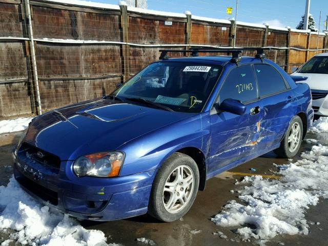 JF1GD675X4H510702 - 2004 SUBARU IMPREZA RS BLUE photo 2