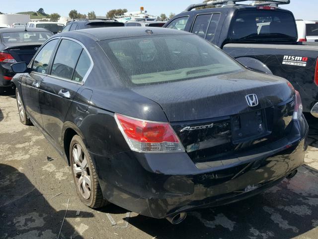 5KBCP36869B502003 - 2009 HONDA ACCORD EXL BLACK photo 3