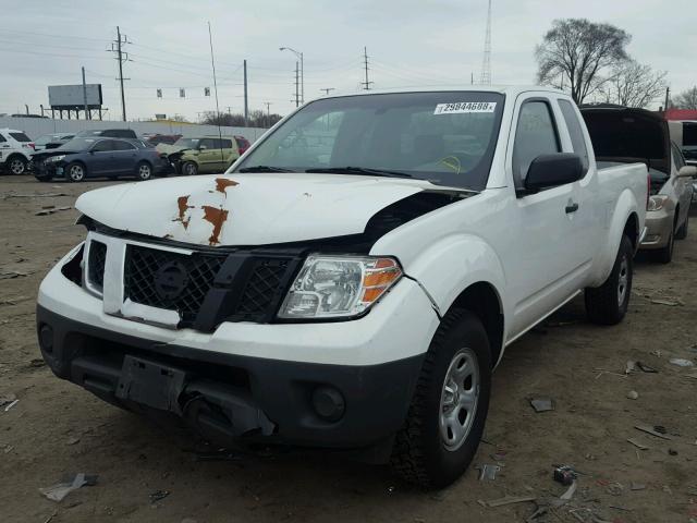 1N6BD0CT9CC473608 - 2012 NISSAN FRONTIER S WHITE photo 2