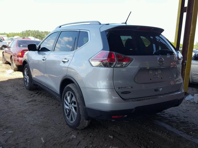 5N1AT2MT3FC809958 - 2015 NISSAN ROGUE S SILVER photo 3