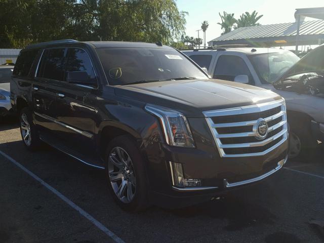 1GYS3HKJ1FR251127 - 2015 CADILLAC ESCALADE E BROWN photo 1