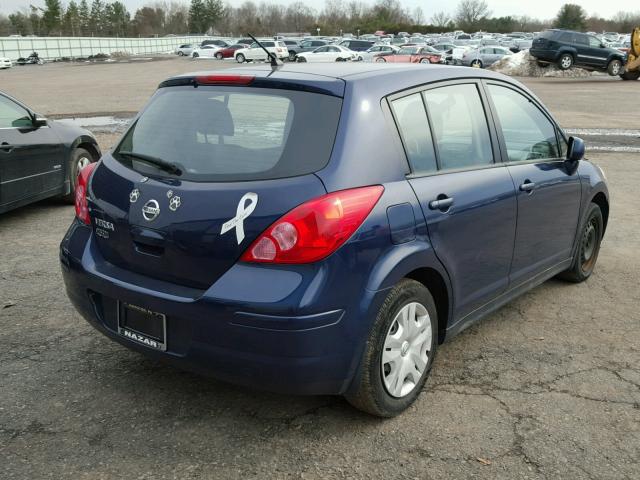 3N1BC1CP3CK294735 - 2012 NISSAN VERSA S BLUE photo 4