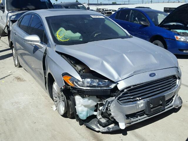 3FA6P0PU7FR284126 - 2015 FORD FUSION SE BLACK photo 1