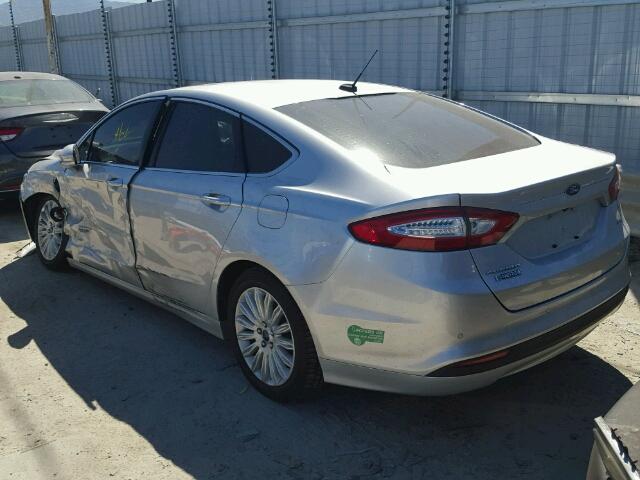 3FA6P0PU7FR284126 - 2015 FORD FUSION SE BLACK photo 3