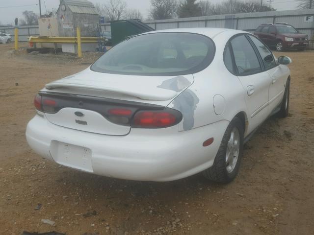 1FAFP53S6XA256492 - 1999 FORD TAURUS SE WHITE photo 4