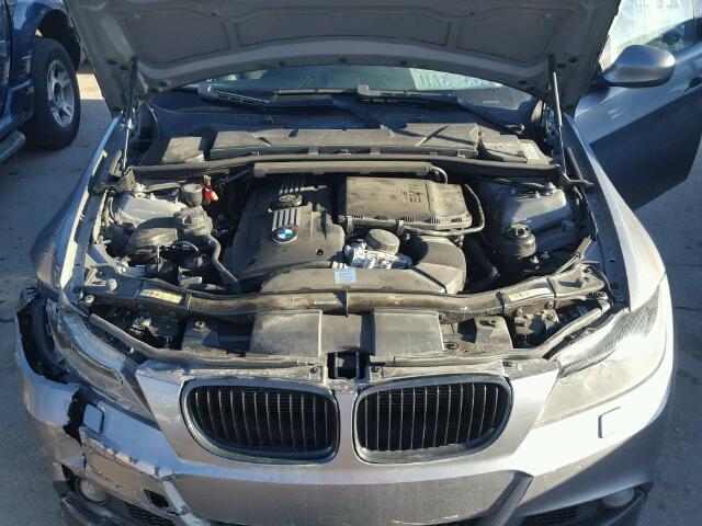 WBAPL33569A407372 - 2009 BMW 335 XI GRAY photo 7