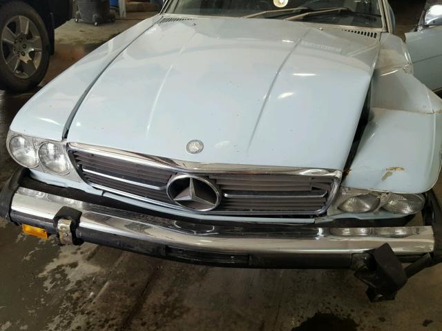 10704412033510 - 1976 MERCEDES-BENZ 450 SL BLUE photo 7