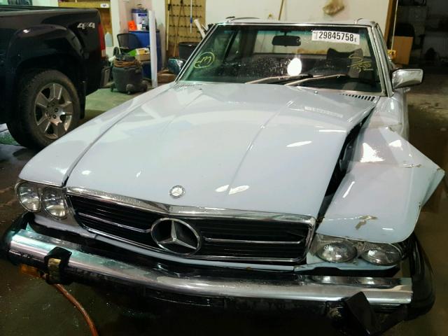 10704412033510 - 1976 MERCEDES-BENZ 450 SL BLUE photo 9