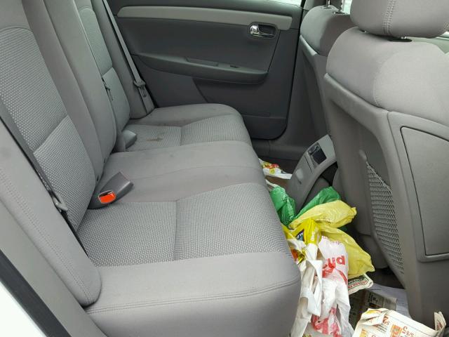 1G1ZG57B69F239630 - 2009 CHEVROLET MALIBU LS თეთრი ფოტო 6