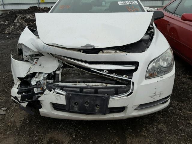 1G1ZG57B69F239630 - 2009 CHEVROLET MALIBU LS თეთრი ფოტო 7