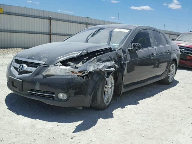 19UUA66257A032412 - 2007 ACURA TL BLACK photo 2