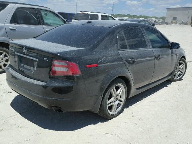 19UUA66257A032412 - 2007 ACURA TL BLACK photo 4