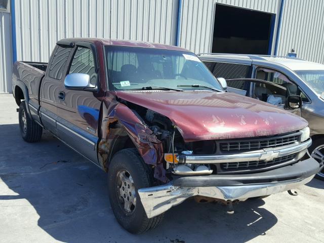 2GCEK19T8X1267243 - 1999 CHEVROLET SILVERADO RED photo 1