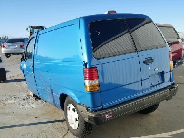 1FTDA14U8SZA91387 - 1995 FORD AEROSTAR BLUE photo 3