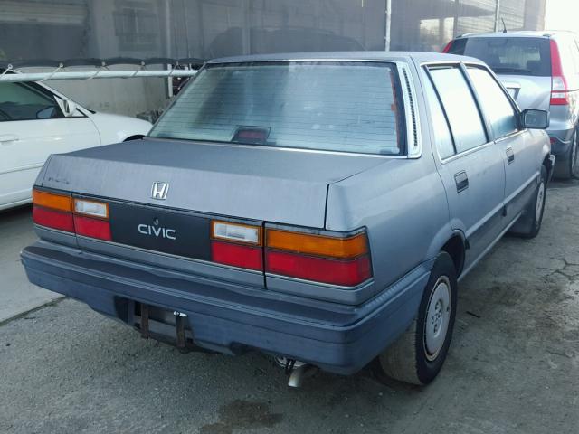 JHMEC4631HS008161 - 1987 HONDA CIVIC 1.5 SILVER photo 4