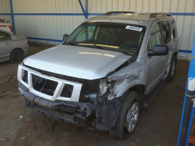 5N1AA0NC7EN606955 - 2014 NISSAN ARMADA SV SILVER photo 2