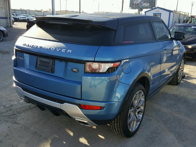 SALVT1BG6CH645893 - 2012 LAND ROVER RANGE ROVE BLUE photo 4