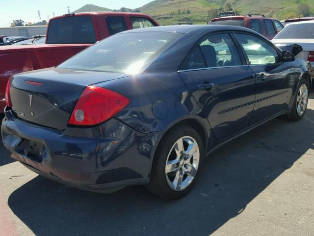 1G2ZG57B884156397 - 2008 PONTIAC G6 BASE BLUE photo 4