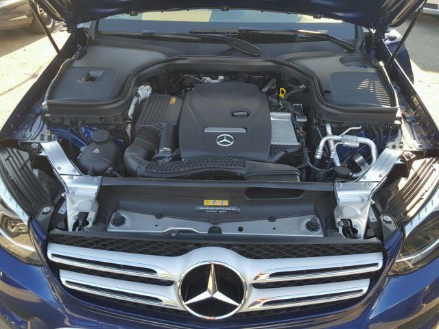 WDC0G4JB4JV040423 - 2018 MERCEDES-BENZ GLC 300 BLUE photo 7