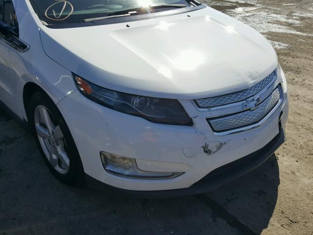 1G1RE6E46DU135711 - 2013 CHEVROLET VOLT WHITE photo 9