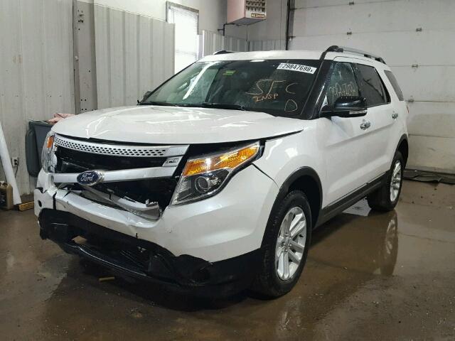 1FM5K8D81FGA24060 - 2015 FORD EXPLORER X WHITE photo 2