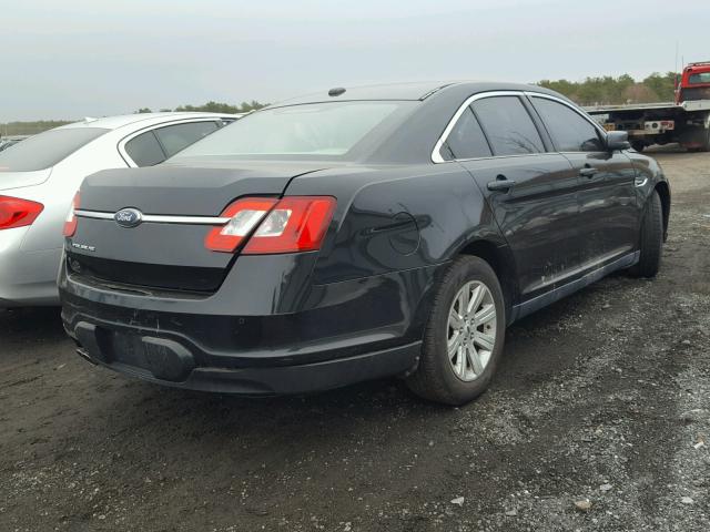 1FAHP2HW2CG136957 - 2012 FORD TAURUS SEL BLACK photo 4