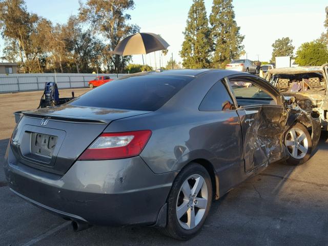 2HGFG12978H512077 - 2008 HONDA CIVIC EXL ნაცრისფერი ფოტო 4