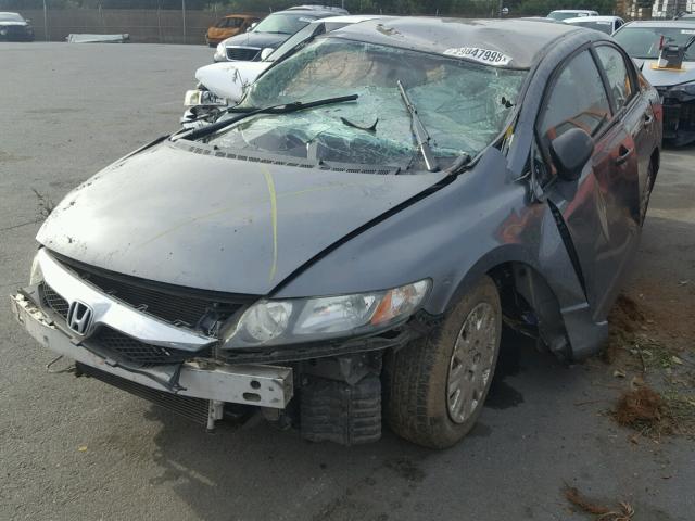 19XFA1F38AE070868 - 2010 HONDA CIVIC VP GRAY photo 2