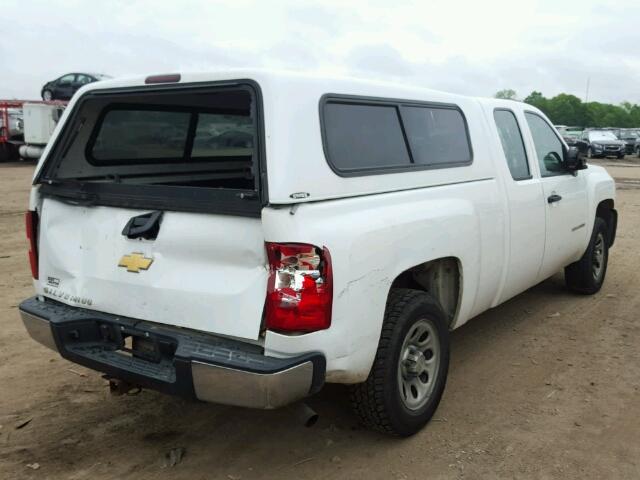 1GCSCPEX4AZ119021 - 2010 CHEVROLET SILVERADO WHITE photo 4