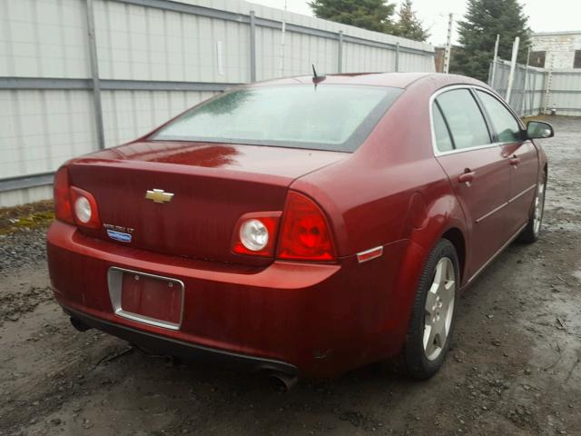 1G1ZD5E75AF116008 - 2010 CHEVROLET MALIBU 2LT RED photo 4