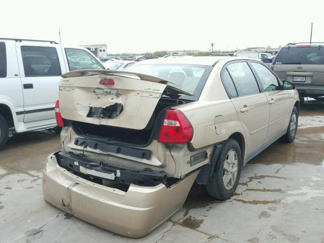 1G1ZT54855F238225 - 2005 CHEVROLET MALIBU LS 金色 照片 4