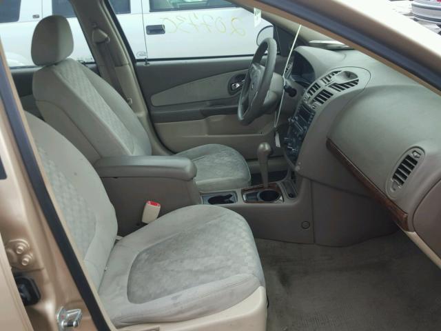 1G1ZT54855F238225 - 2005 CHEVROLET MALIBU LS 金色 照片 5
