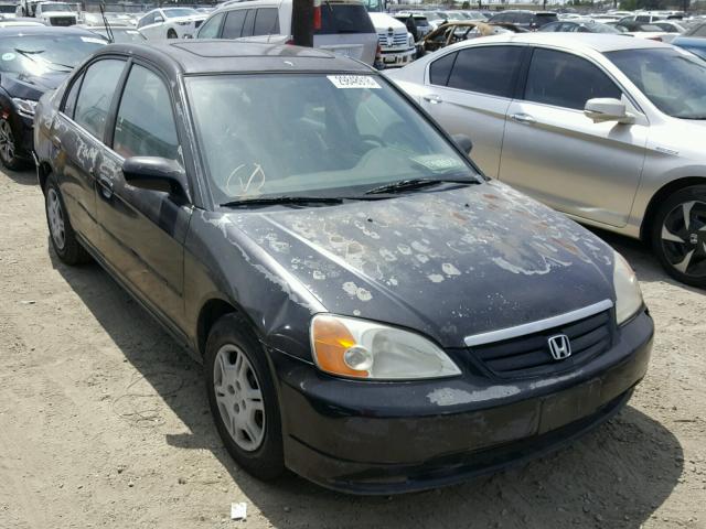 2HGES26792H549633 - 2002 HONDA CIVIC EX BLACK photo 1