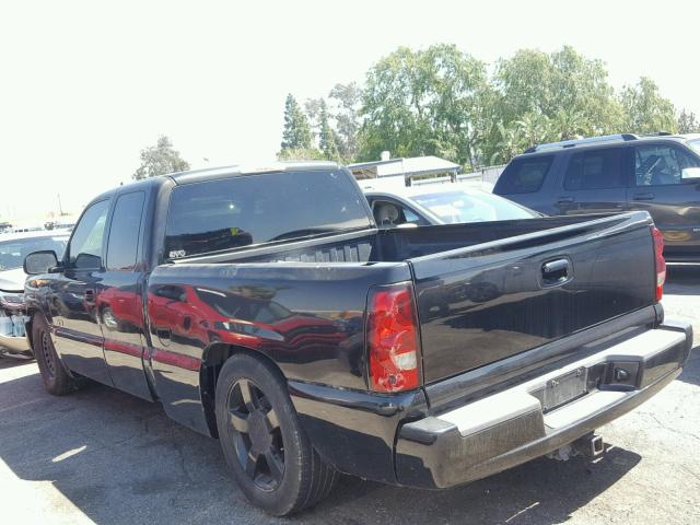 1GCEC19T36Z130214 - 2006 CHEVROLET SILVERADO BLACK photo 3